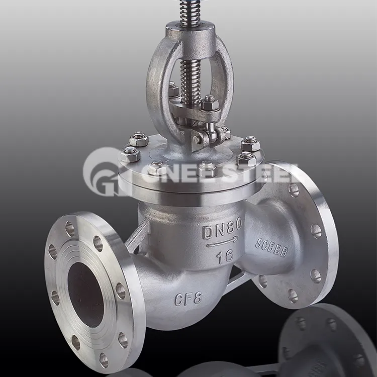 Falf Globe Haearn Bwrw