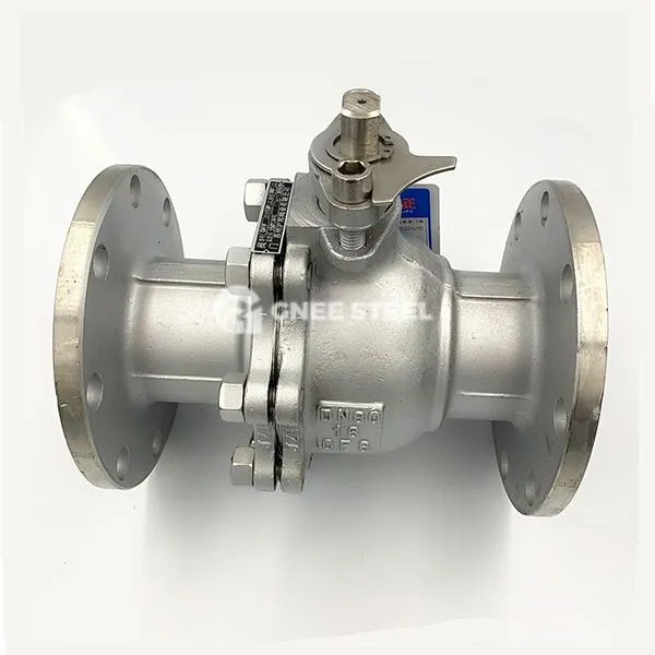 2- Ffordd falfiau pêl flanged