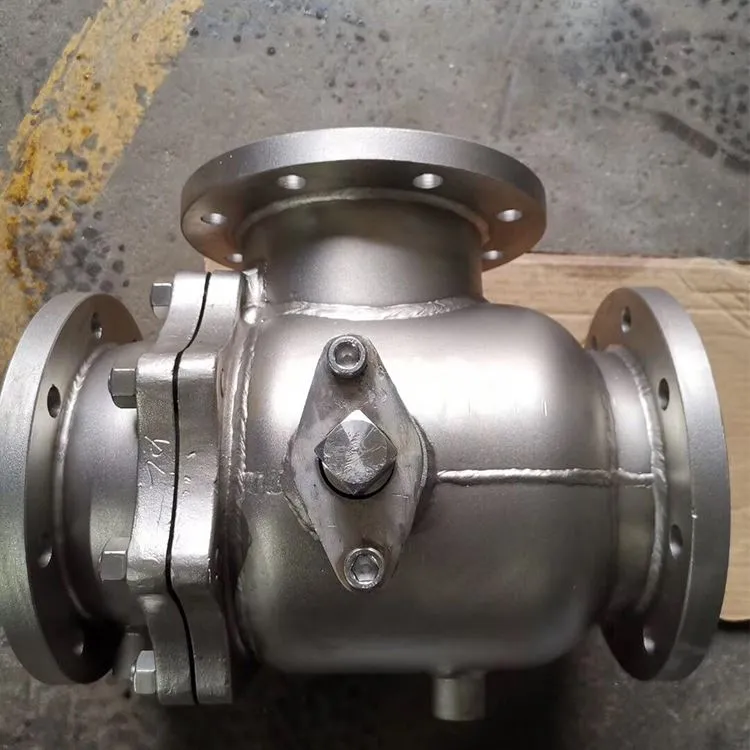 Falf Ball Flanged 3 Ffordd