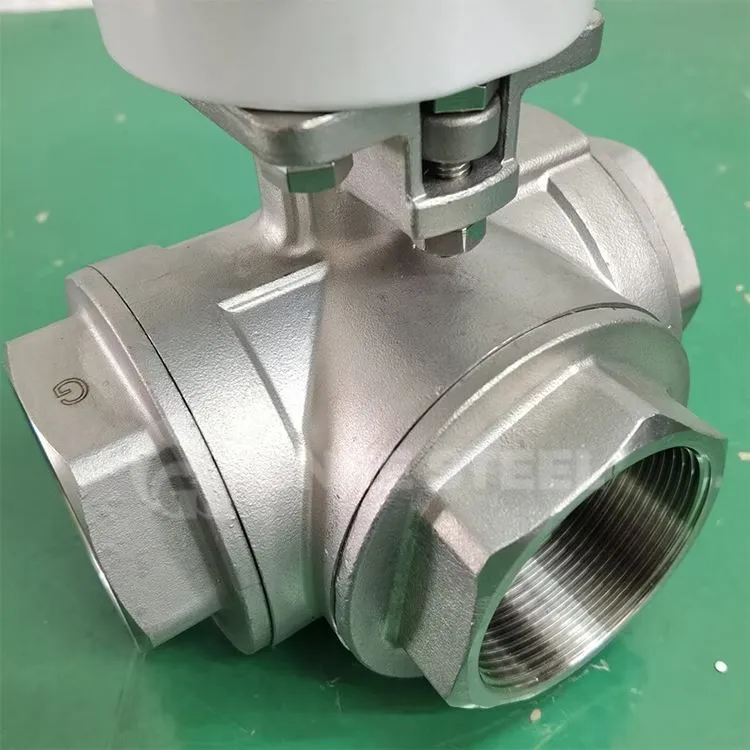 Falf Ball L-Port 3 Ffordd