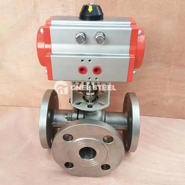 Falf bêl modur 3 ffordd