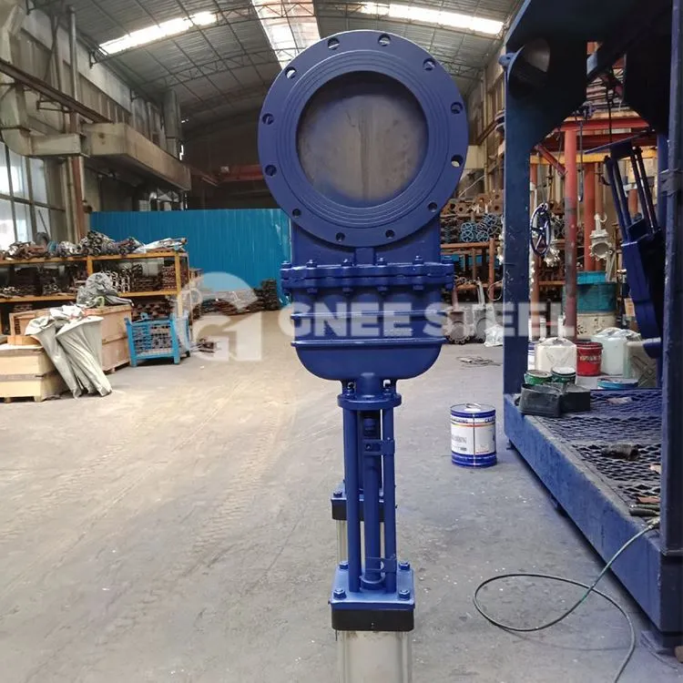 Falf giât cyllell gymwysadwy