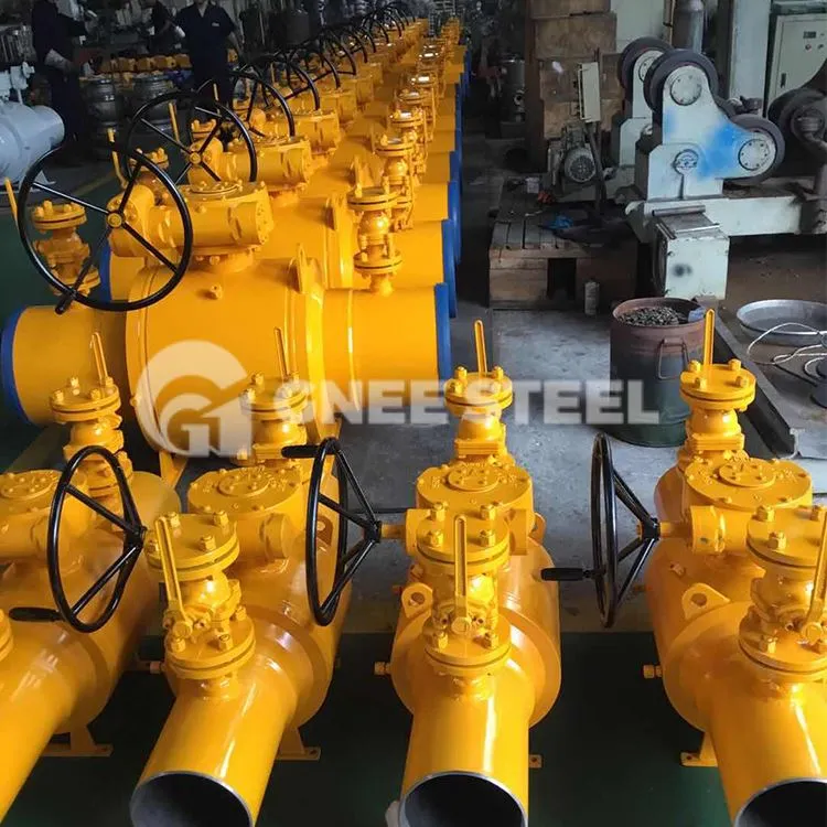 Falf Ball Wedi'i Weldio'n Llawn API 6D