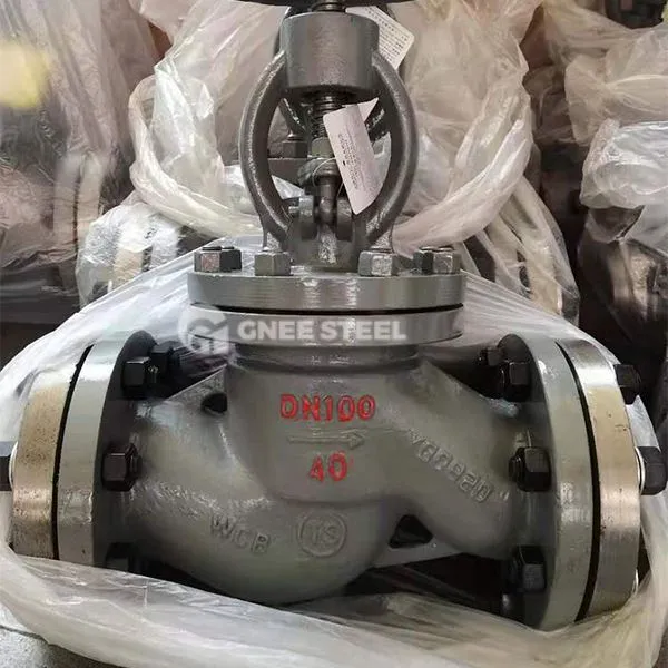 Falfiau glôb bonnet wedi'u bolltio