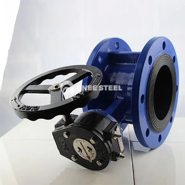 Falfiau glöyn byw fflans haearn bwrw