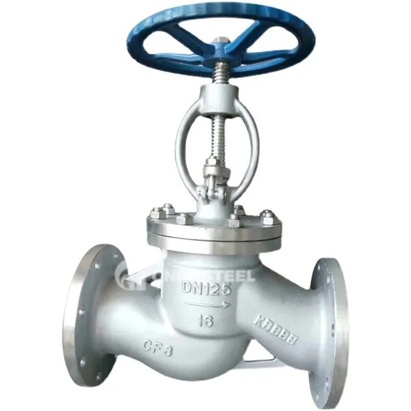 Falfiau glôb sy'n gwrthsefyll cyrydiad