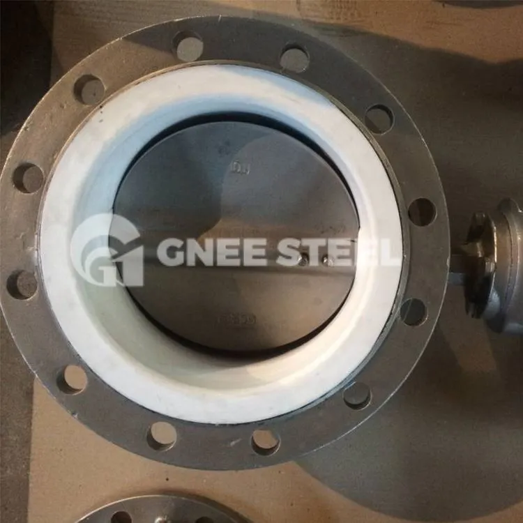 Falf glöyn byw haearn bwrw gwrthbwyso dwbl