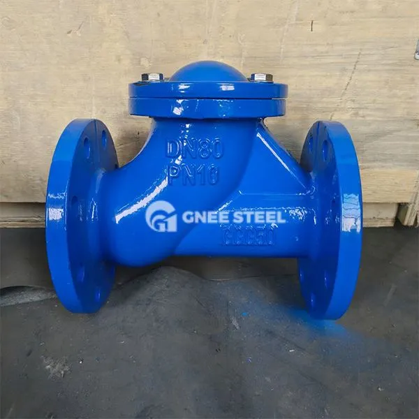 Falfiau gwirio haearn hydwyth