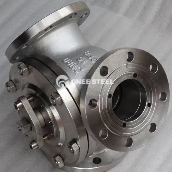 Flanged 3- ffordd falfiau pêl