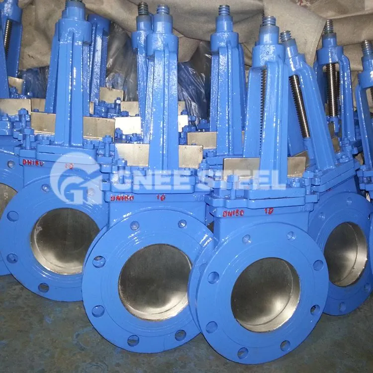 Falf Gate Cyllell Flanged