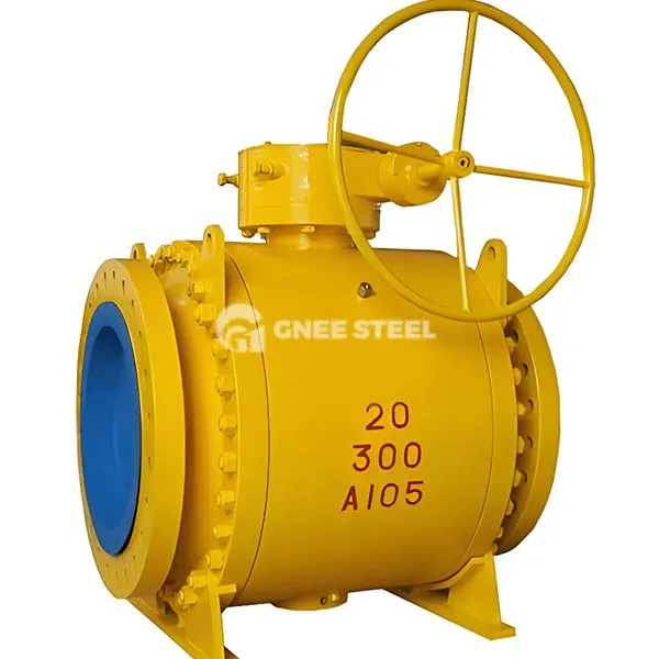 Falf bêl wedi'i gosod ar drunnion turio llawn