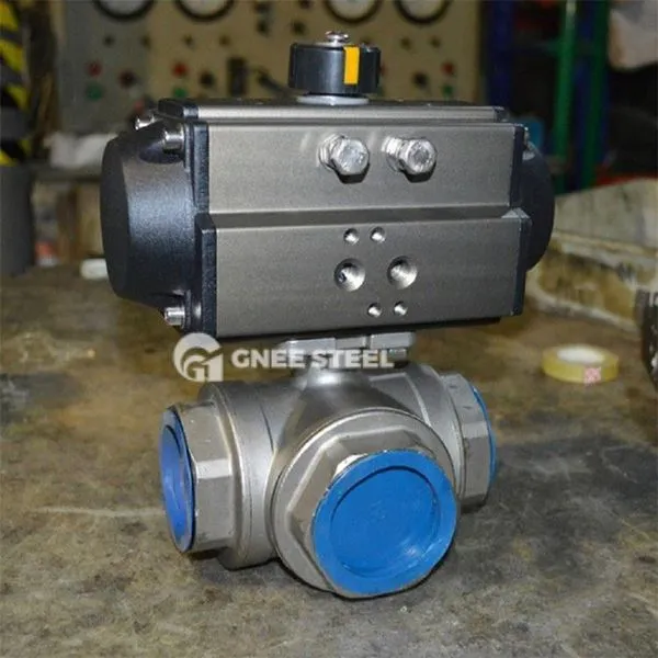 Falf bêl 3 ffordd pwysedd uchel