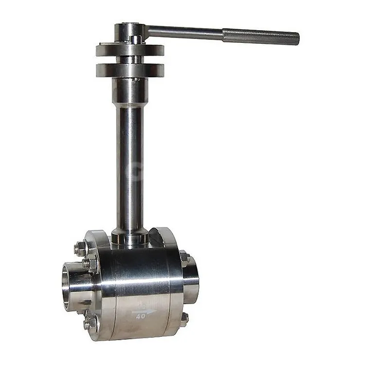 Falf Ball Cryogenig Gwasgedd Uchel