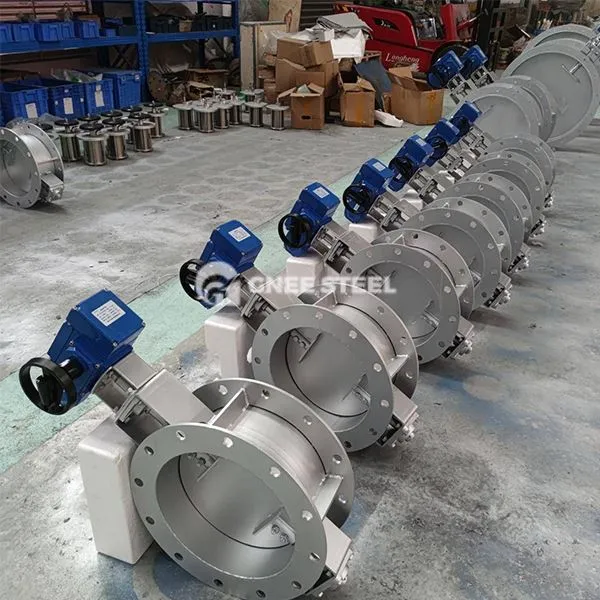 Falfiau glöyn byw tymheredd uchel