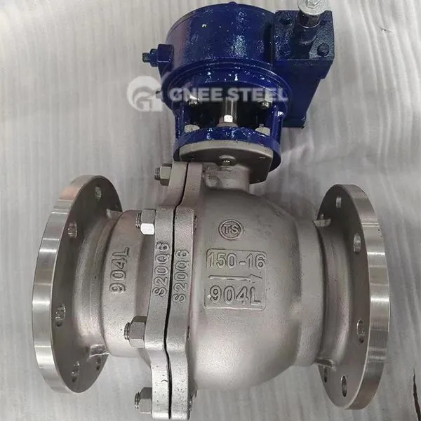 Falf bêl fflans ar ei eistedd metel