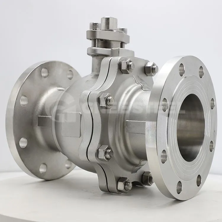 Falf bêl arnofio ar ei heistedd metel