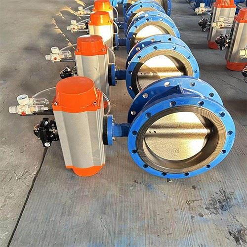 Pneumatic Soft Seal Butterfly Valve factory