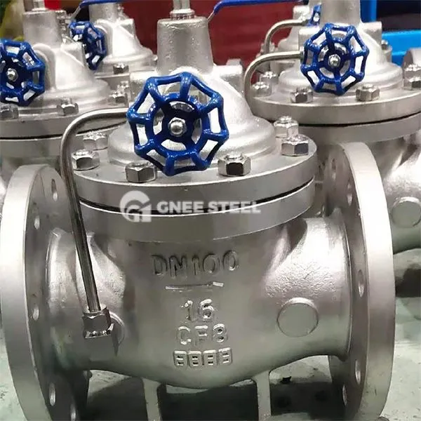 Falf pêl rheoli o bell