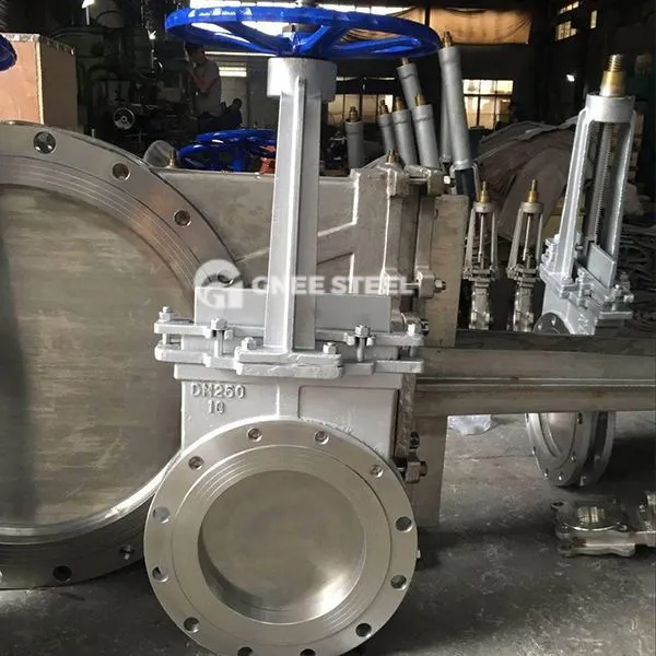 Falf giât cyllell gwydn