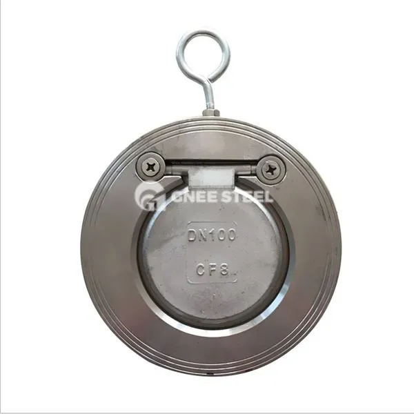 Falf gwirio wafer plât sengl