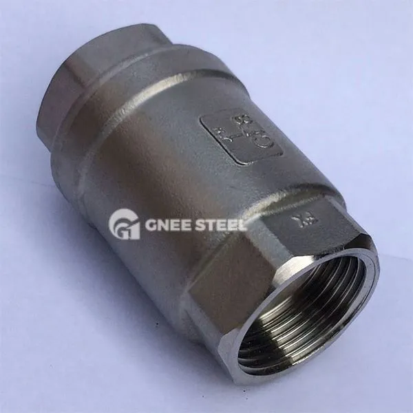 Falf gwirio gwanwyn dur gwrthstaen