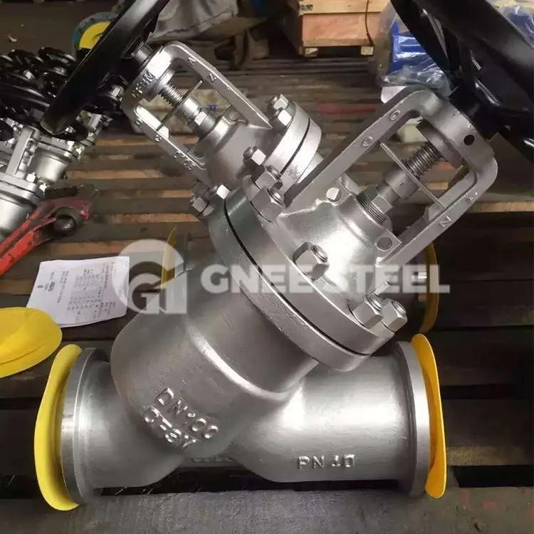 Falfiau Globe Patrwm Y